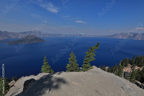 Crater Lake in Oregon photo