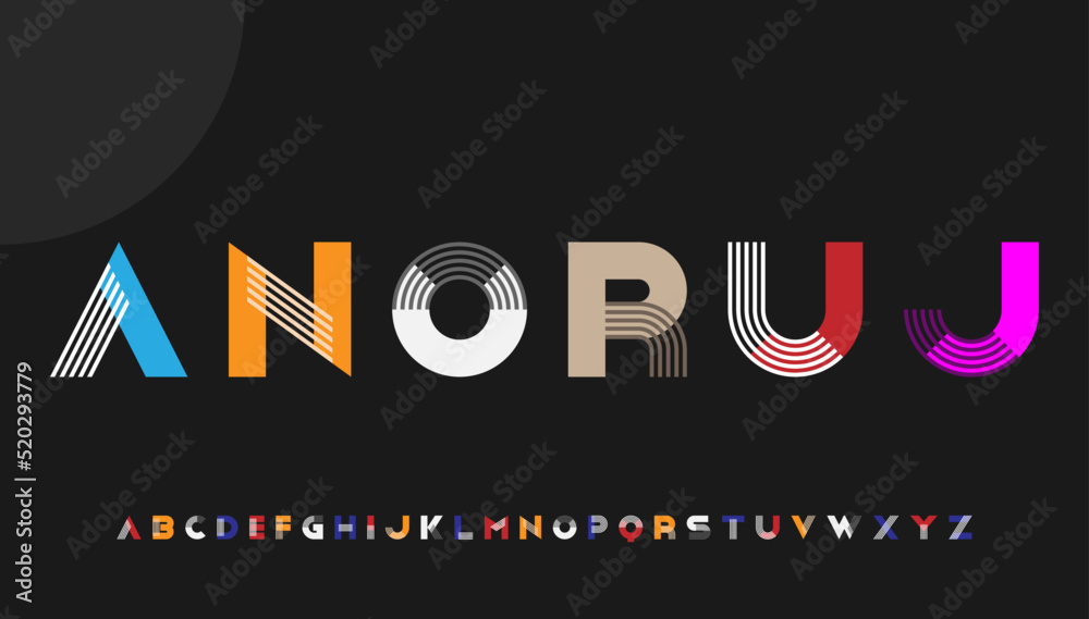 modern minimal stylish typography alphabet letter logo design - obrazy, fototapety, plakaty 