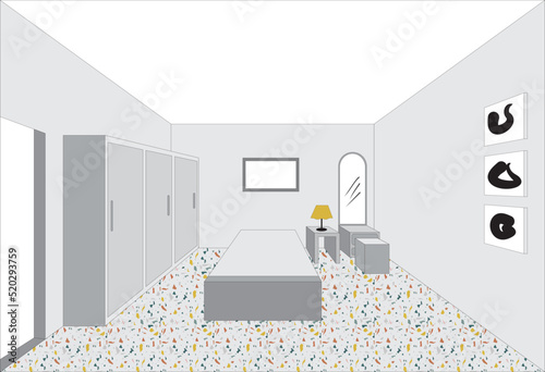 Interior design is the process of compiling and creating various interior elements so that they can become a related unit in order to achieve certain goals in terms of aesthetics and comfort.