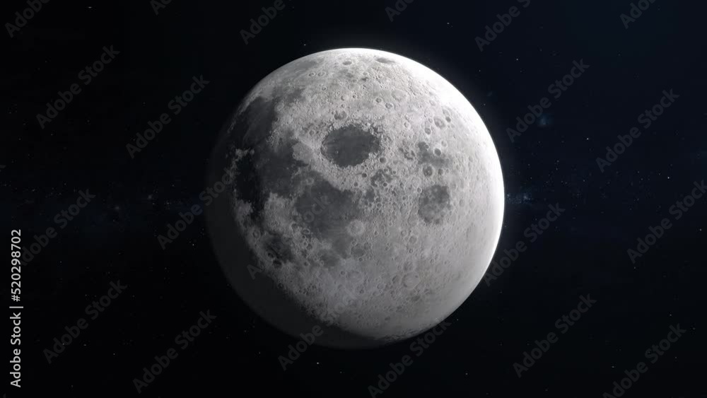 Seamless Loop 3D Render Earth World Moon 360 Rotation Planet On Galaxy Space 3D illustration Background Seamless Loop 3D Render Earth World Moon 360 Rotation Planet On Galaxy Space 3D illustration Background