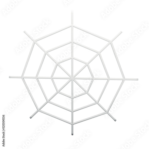 Cobweb 3d rendering isometric icon.