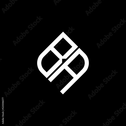BA letter logo creative design with vector graphic, BA simple and modern logo.