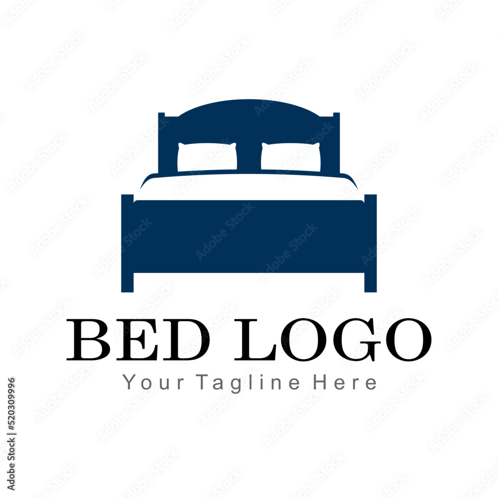 bed vector logo bed vector logo