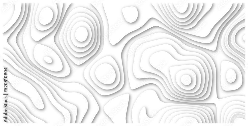 3d white papercut topography relief. Cover layout template. Material design concept vector illustration.Paper cut vector art background banner texture website template,><