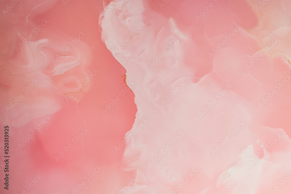 Real stone luxury pink waves marble pattern texture macro