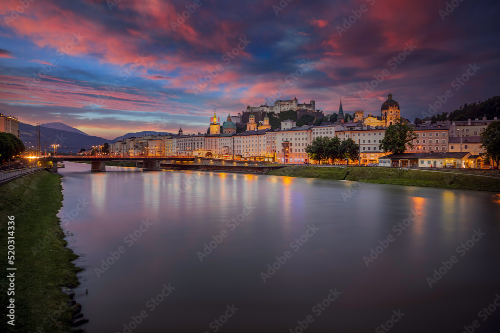Salzburg sunset