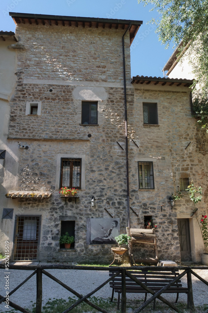 Scorcio di Rasiglia il borgo dell'acqua, Foligno Umbria