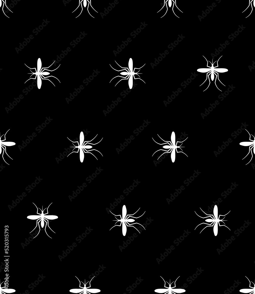 Mosquito Icon Seamless Pattern Y_1911001 Mosquito Icon Seamless Pattern Y_1911001