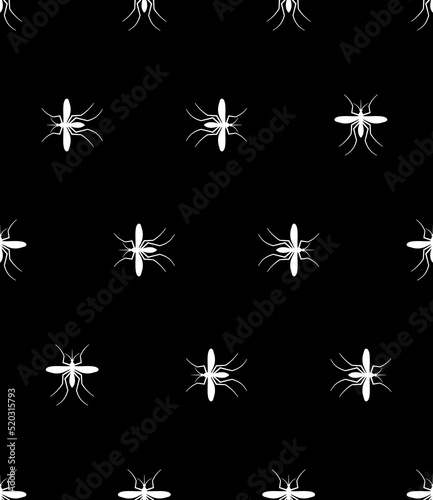 Mosquito Icon Seamless Pattern Y_1911001 © Aayam 4D