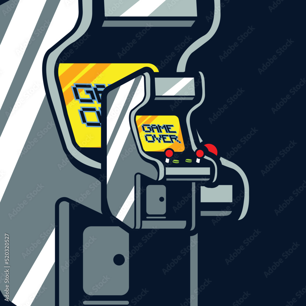 Game machine vector design childhood Game machine vector design childhood