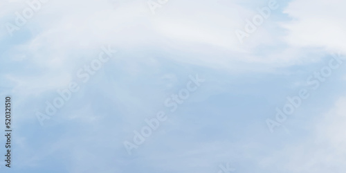 Blurred soft background. Cumulus clouds in a haze. Backdrop for design