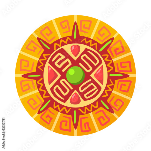 Maya Round Ornament Composition