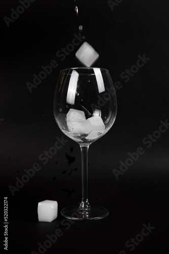 Wineglass and Ice 2