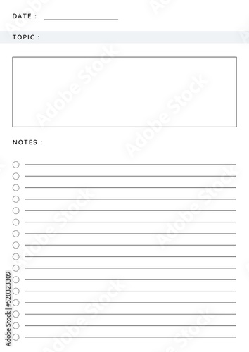 Notes Templates