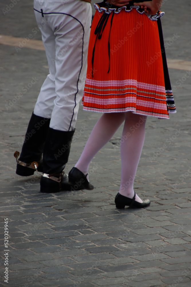 Slovakian dance in an outdoor festival Slovakian dance in an outdoor festival