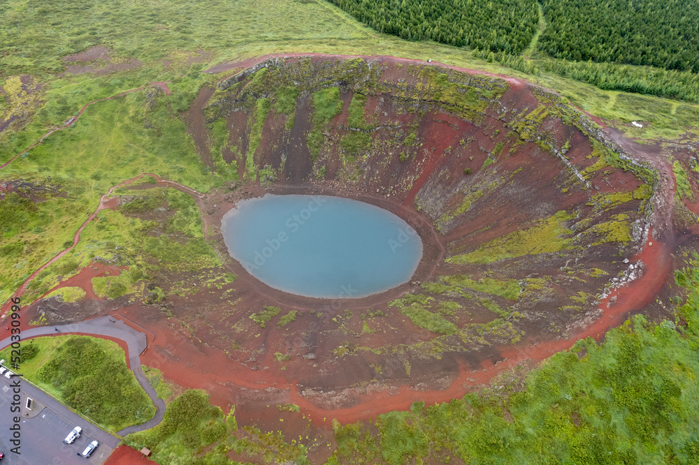 The kerid crater