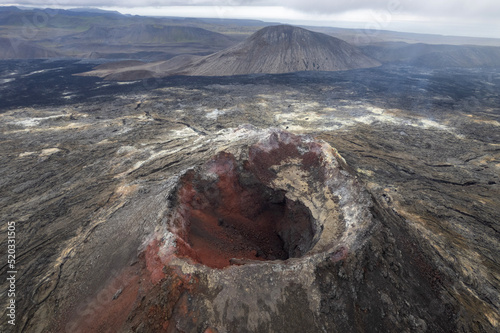 The Fagradalsfjall  volcano in icelan