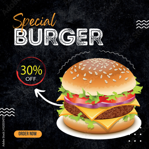 hamburger food menu
