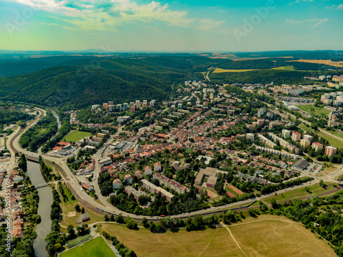 Luftaufnahme Brno-Bystrc - Brünner Stadtteil - Tschechische Republik