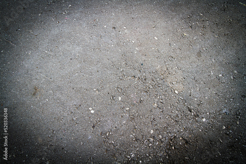 Grunge asphalt texture. Road close-up. Template for an inscription.