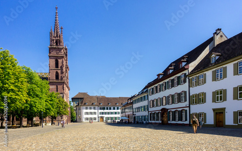 Obraz na płótnie Münsterplatz in Basel 