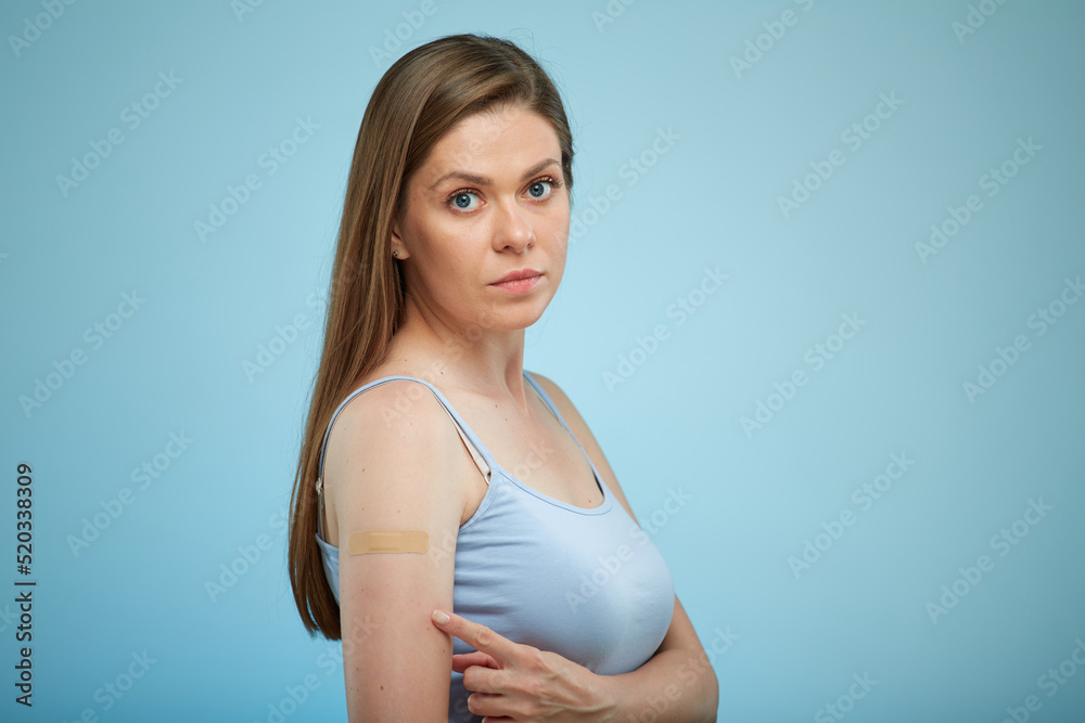 Smiling woman isolated portrait Smiling woman isolated portrait