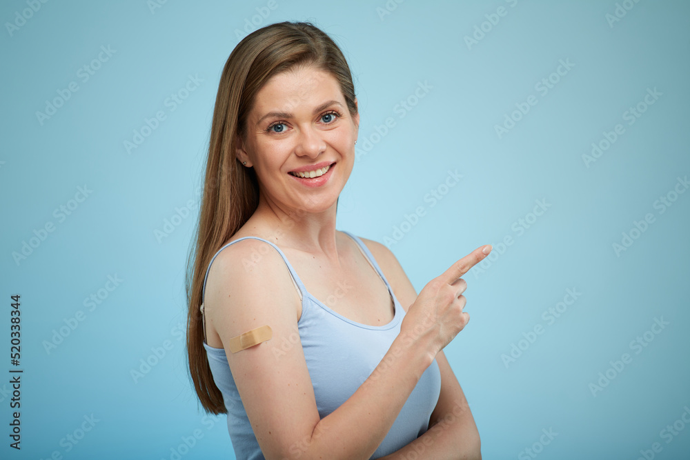 Smiling woman isolated portrait Smiling woman isolated portrait