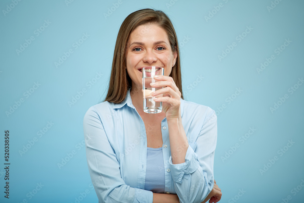 Smiling woman isolated portrait Smiling woman isolated portrait