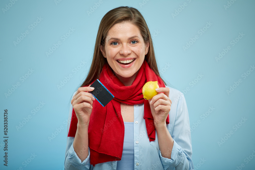 Smiling woman isolated portrait Smiling woman isolated portrait