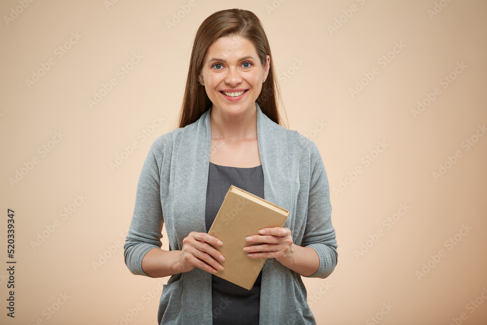 Smiling woman isolated portrait Smiling woman isolated portrait