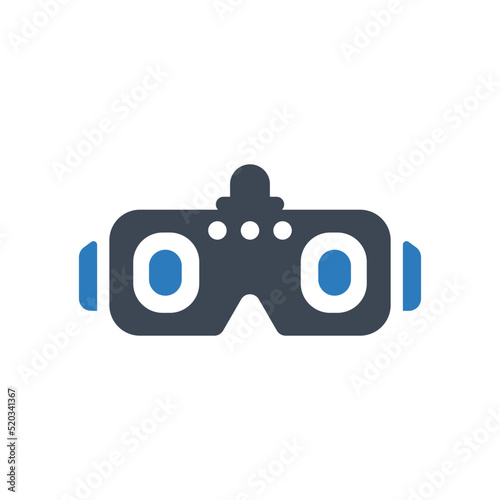 Virtual glasses icon