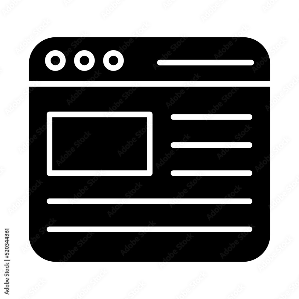 Perfect design icon of web design Perfect design icon of web design