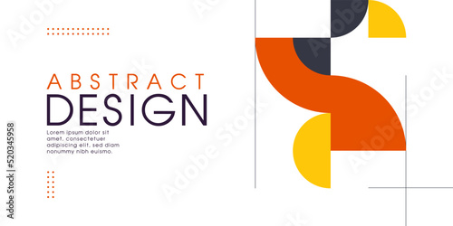 Geometry minimalist artwork poster with simple shape and figure. Abstract vector pattern design in Scandinavian style for web banner, business presentation, branding package, fabric print, wallpaper	