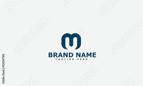 Logo design letter UM . Elegant modern. Vector template.