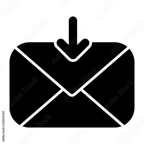 Premium download icon of mail received