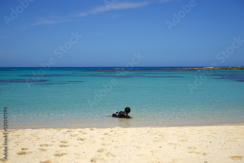 Tsuchimori Coast Beach in Amami Oshima, Kagoshima, Japan - 日本 鹿児島 奄美大島 土盛海岸 ビーチ photo