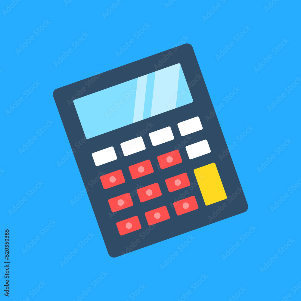 Calculator icon. Modern vector illustration Calculator icon. Modern vector illustration