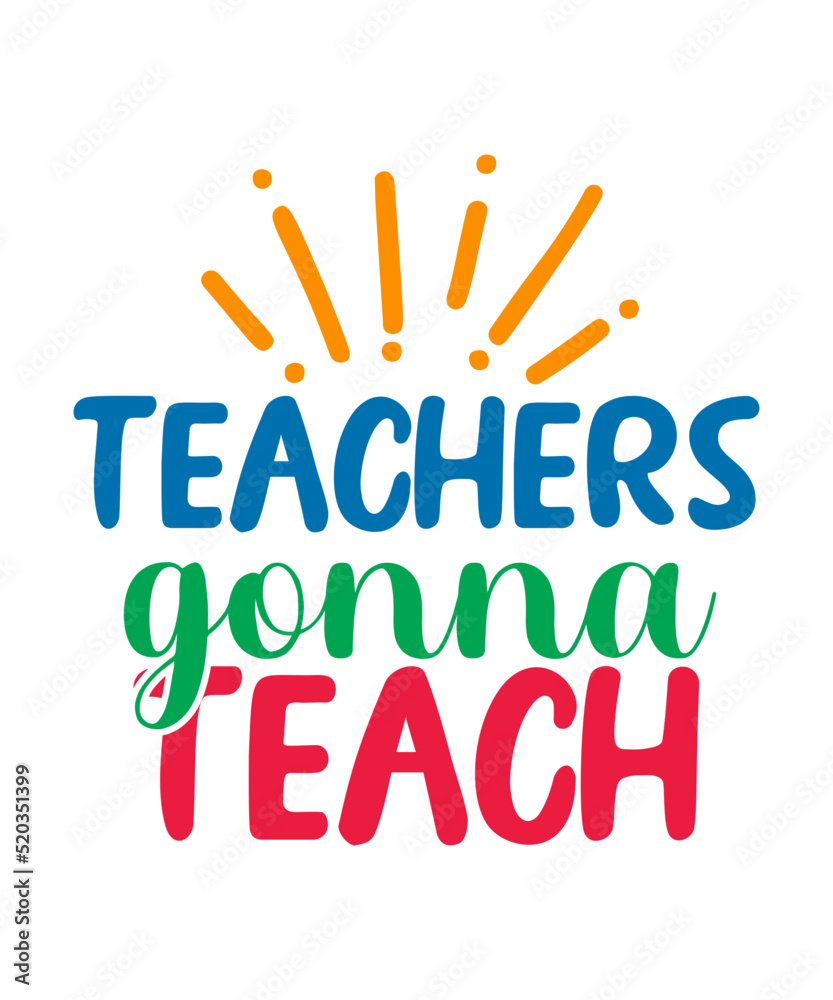 Back To School Svg First Day Of School Svg Back To School Bundle Svg