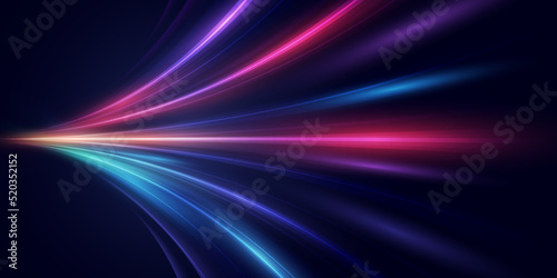 Modern abstract high-speed motion effect. Futuristic dynamic motion technology. Motion pattern for banner or poster design background idea. Vector eps10.