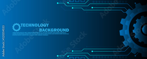 gear pattern gradient geometric pattern futuristic digital technology background style cogwheel EP.1