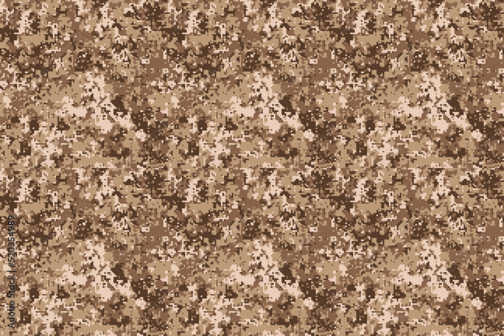 Pixel camouflage for a soldier army uniform. Modern camo fabric design. Digital military vector background. Pixel camouflage for a soldier army uniform. Modern camo fabric design. Digital military vector background.
