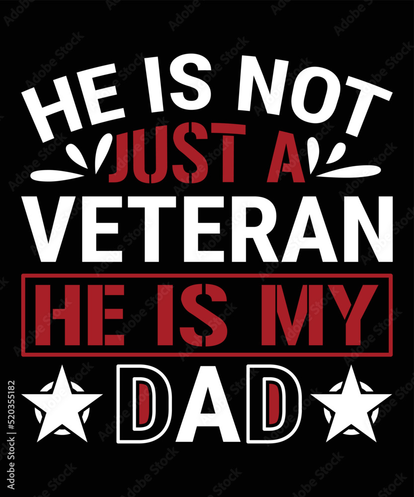 Veteran T-shirt Design Vector