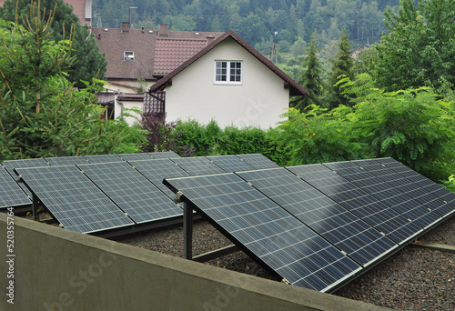 photovoltaics solar panel, ecology alternative green energy © Dariusz