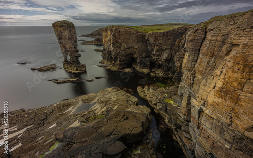 Yesnaby Castle Sea Stack in Orkney, Scotland