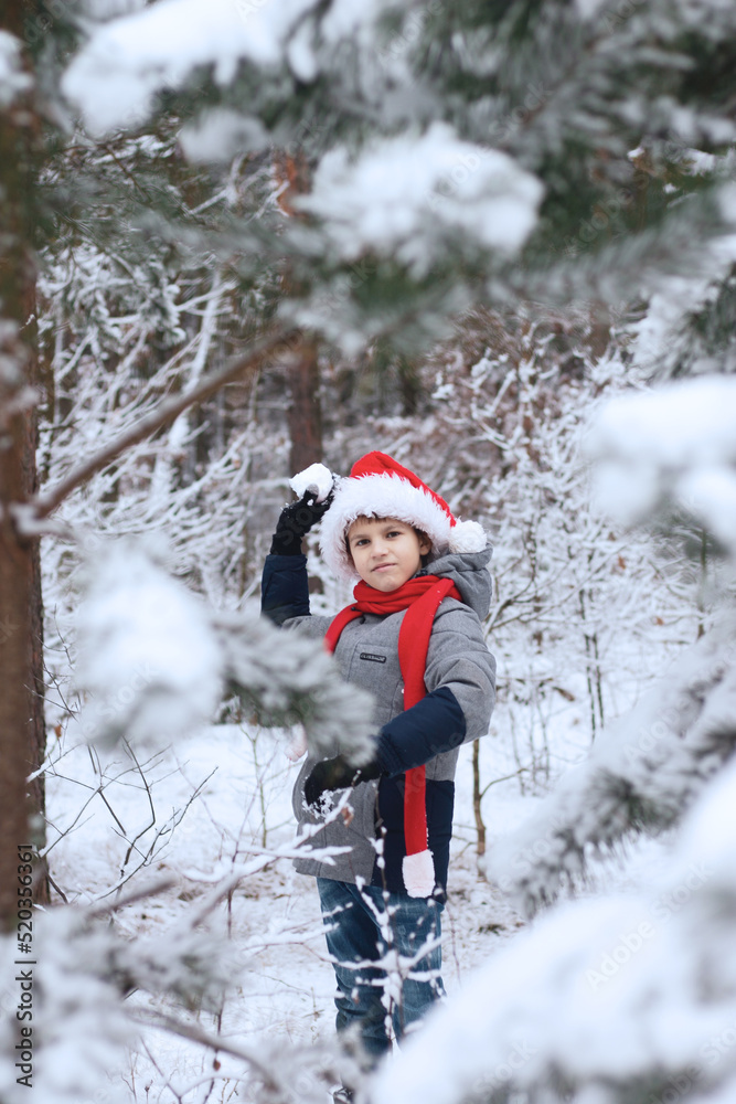 child playing in snow child playing in snow