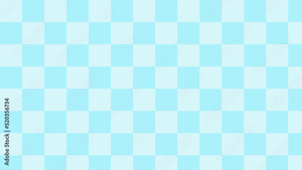 cute pastel blue checkers, gingham, plaid, aesthetic checkerboard wallpaper  illustration, perfect for wallpaper, backdrop, postcard, background for  your design Stock Illustration | Adobe Stock