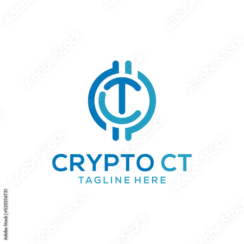 letter c crypto logo  design creative idea vector design inspiration