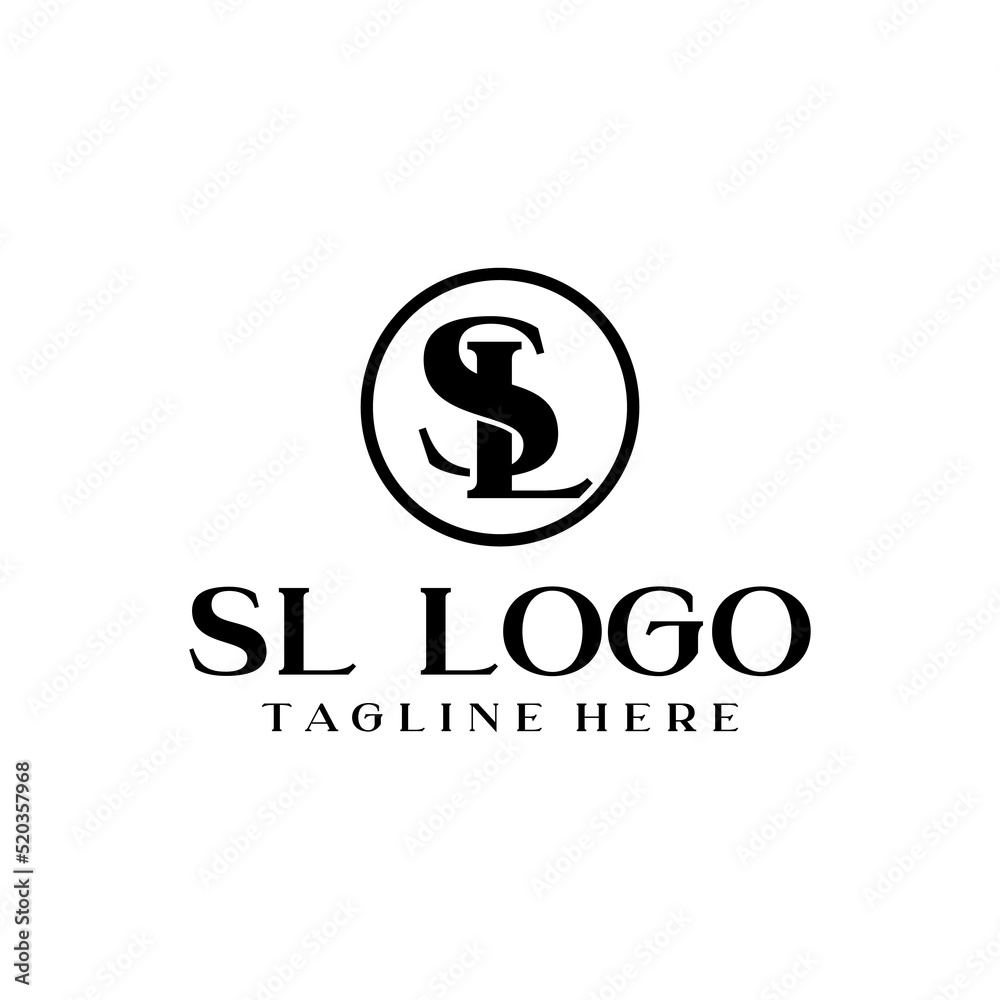 sl monogram logo design creative idea vector design inspiration sl monogram logo design creative idea vector design inspiration