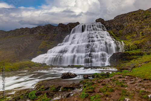 Dynjandi waterfalls in Iceland