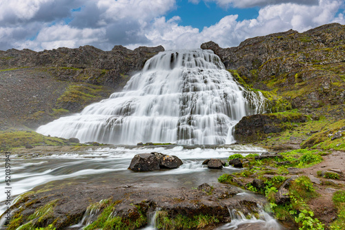 Dynjandi waterfalls in Iceland